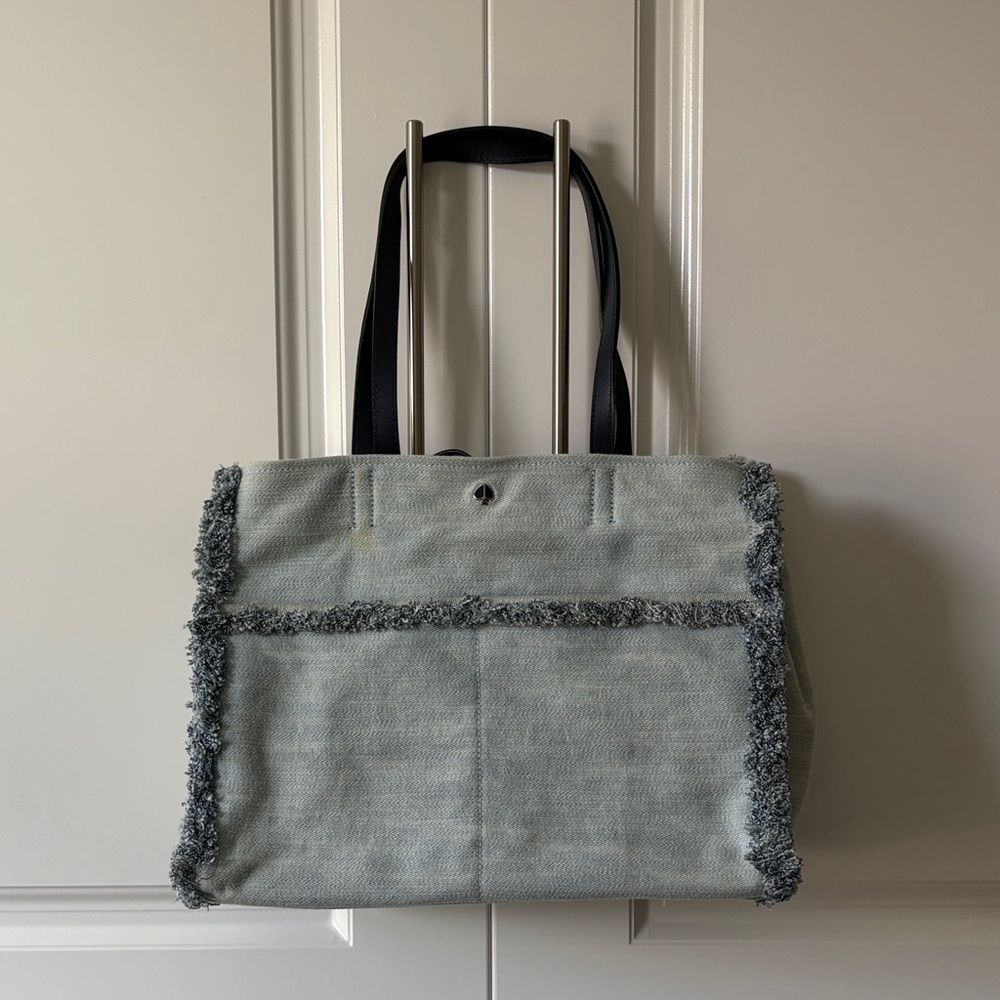 Kate Spade Denim Textured Tote Bag